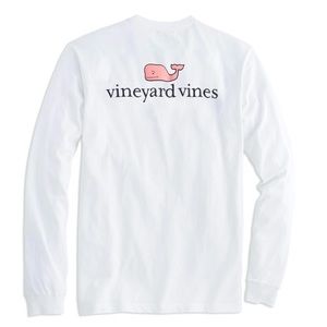 Vineyard Vines Pima Cotton Long Sleeve Whale Logo Tee